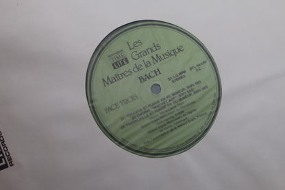 Les Grands Maîtres de la Musique: Johann Sebastian Bach Vinyl Record