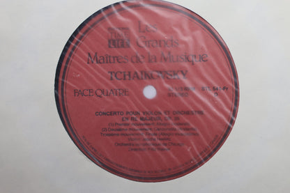 Tchaikovsky Vinyl Record - Les Grands Maitres de la Musique