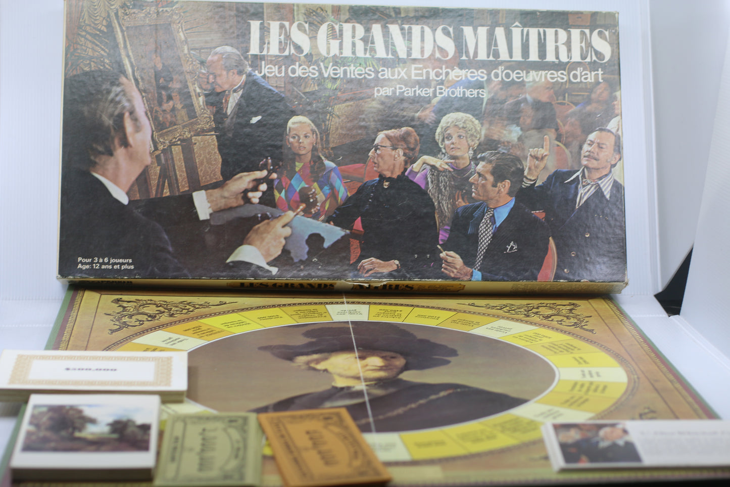 Les Grands Maitres (Masterpiece) French Board Game 70s Parker Brothers Complete