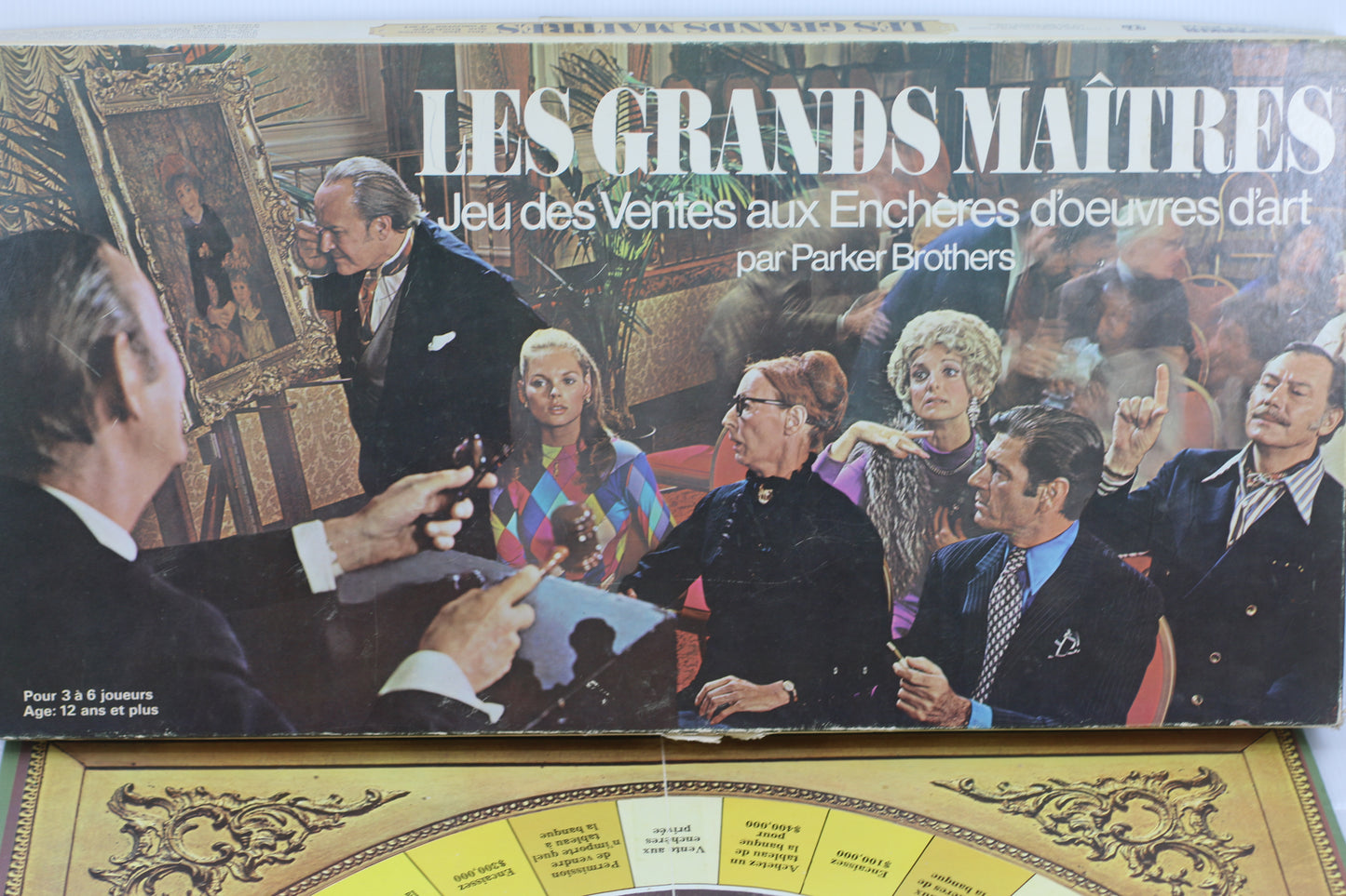 Les Grands Maitres (Masterpiece) French Board Game 70s Parker Brothers Complete