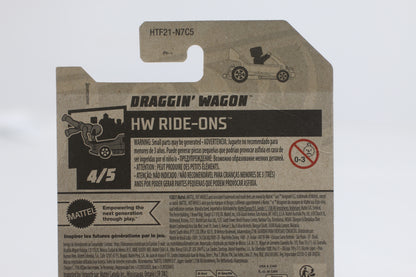 2024 Hot Wheels Draggin' Wagon 141/250 HW Ride-Ons 4/5 HTF21 Treasure Hunt
