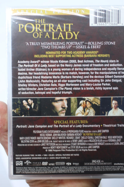 The Portrait of a Lady DVD Special Edition Nicolde Kidman Sealed Brand new movie