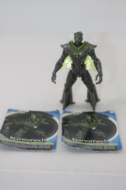 Ben 10 Ultimate Alien Nanomech 4" Figure Bandai Cartoon Network 2009 +2 cards
