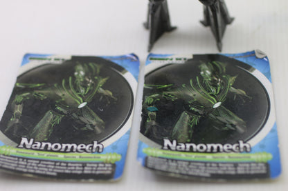 Ben 10 Ultimate Alien Nanomech 4" Figure Bandai Cartoon Network 2009 +2 cards