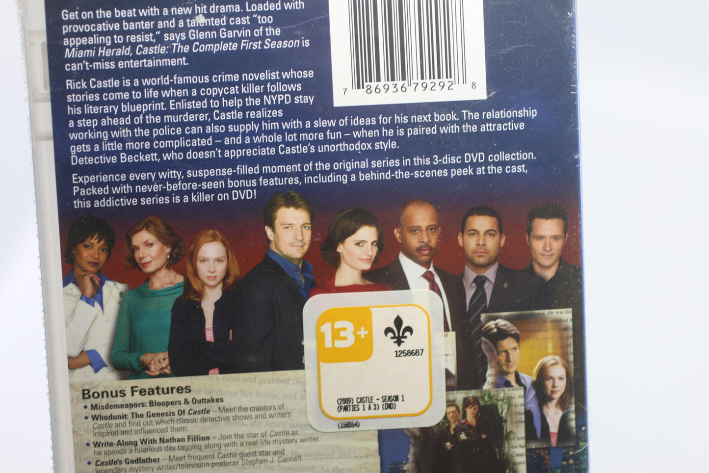 Castle The Complete First Season DVD Brand new Sealed series