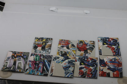 Transformers G2 Character Cards Set - Grimlock, Snarl, Slag, Sideswipe, Starscre