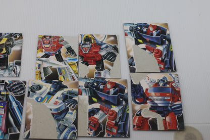 Transformers G2 Character Cards Set - Grimlock, Snarl, Slag, Sideswipe, Starscre