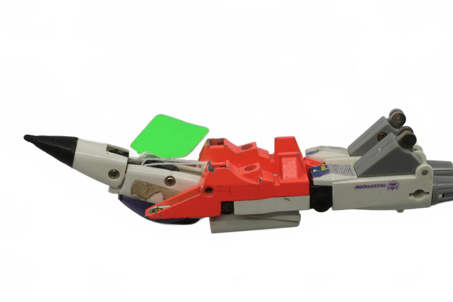 Vintage 1992 Transformers G2 STARSCREAM Incomplete Action Figure Decepticon Jet