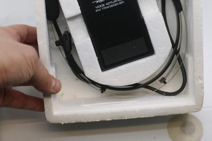 Vintage Realistic Voice Actuated FM Transceiver – Headset Radio Untested In Foam