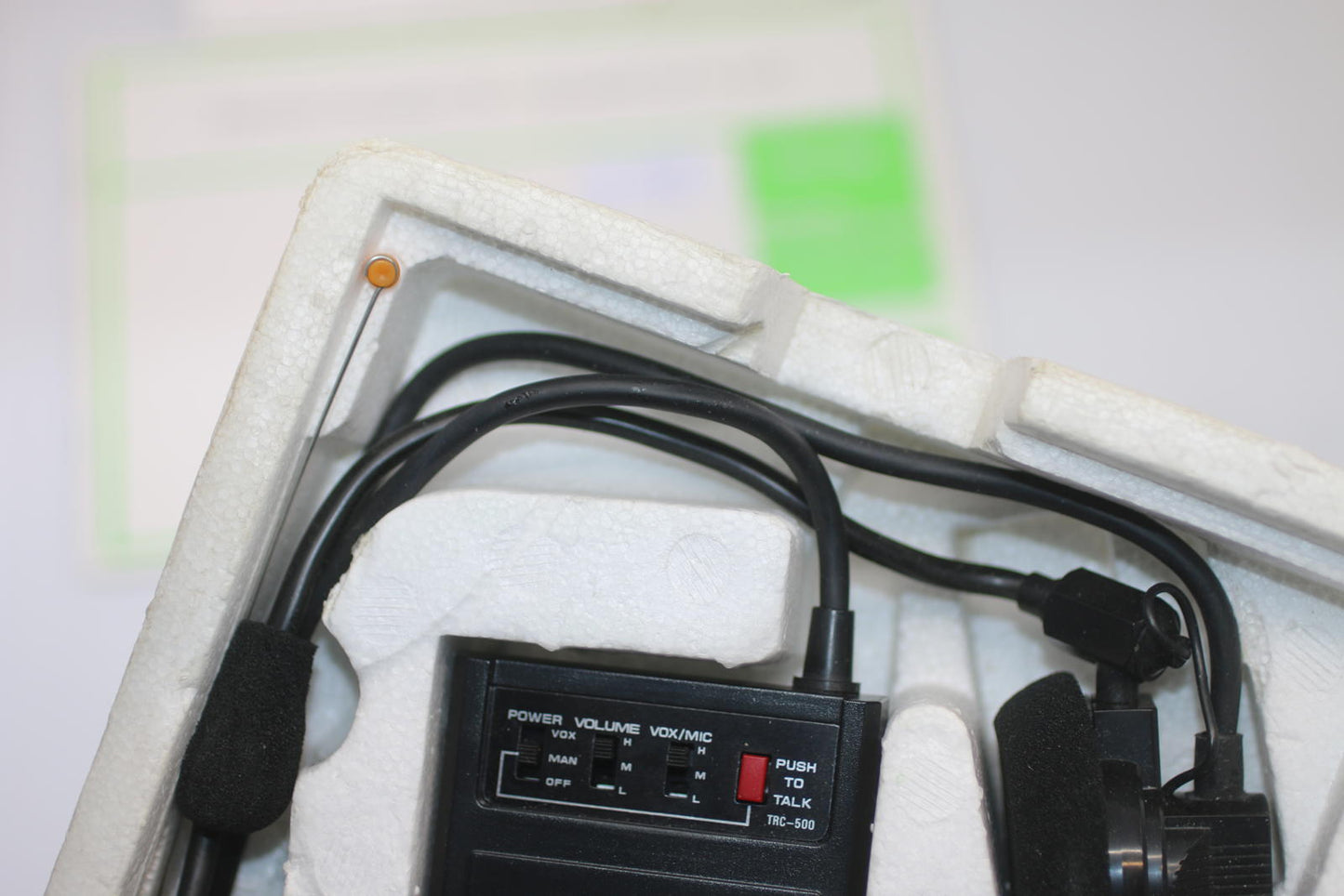 Vintage Realistic TRC-500 Voice Actuated FM Transceiver w/ Headset & Manual
