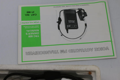 Vintage Realistic TRC-500 Voice Actuated FM Transceiver w/ Headset & Manual