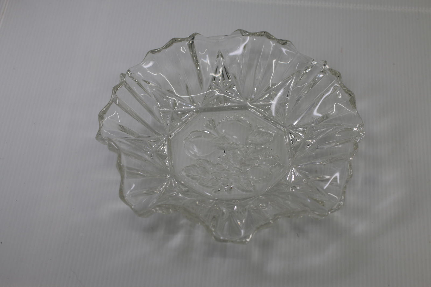 Vintage Sport O’Keefe Glass Ashtray – Clear Glass Advertising Ashtray