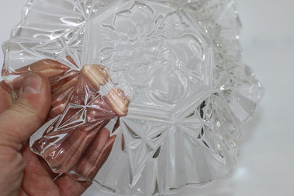 Vintage Sport O’Keefe Glass Ashtray – Clear Glass Advertising Ashtray