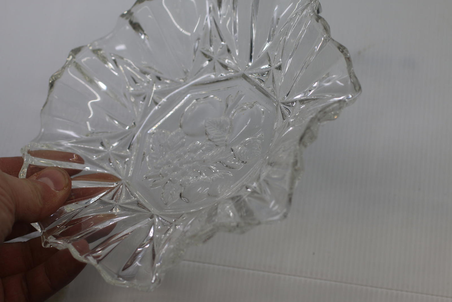 Vintage Sport O’Keefe Glass Ashtray – Clear Glass Advertising Ashtray