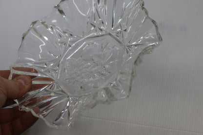 Vintage Sport O’Keefe Glass Ashtray – Clear Glass Advertising Ashtray