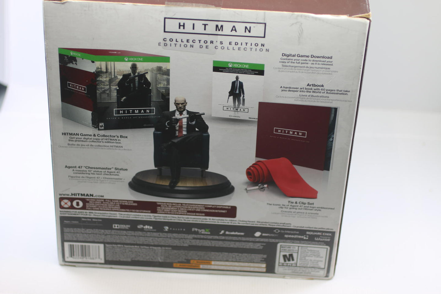 Hitman Collector’s Edition Xbox One – Agent 47 Statue – Boxed – Pre-Owned