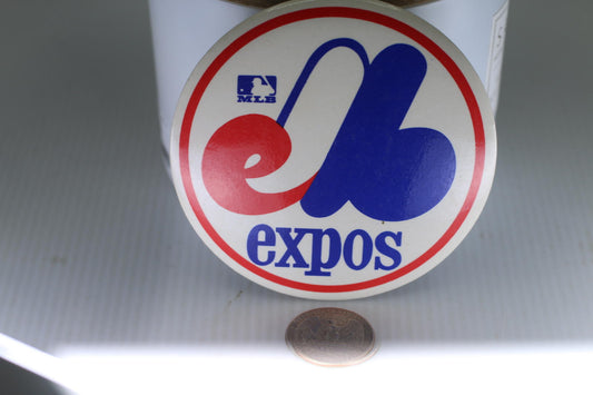 Vintage Montreal Expos Vintage Logo Sticker baseball team Canada QUébec players