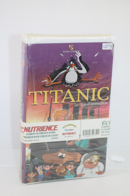 Titanic: The Animated Movie (French VHS) Sealed Quebec Promo Stickers – Equinox