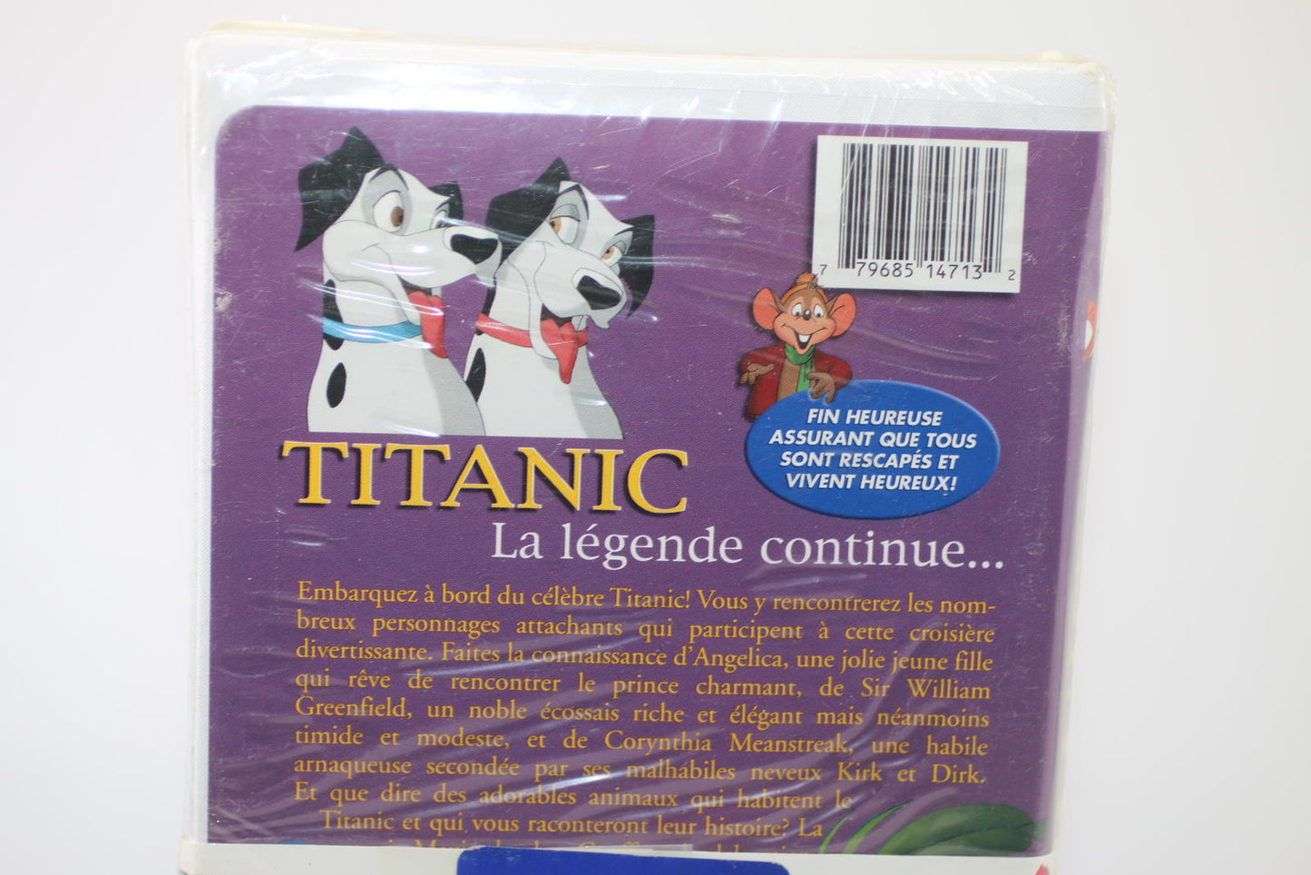 Titanic: The Animated Movie (French VHS) Sealed Quebec Promo Stickers – Equinox