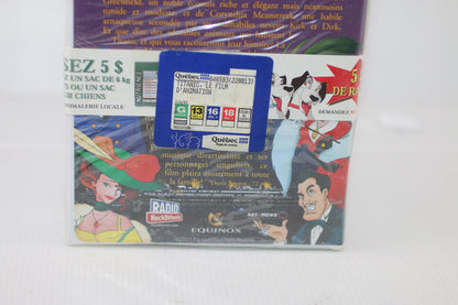 Titanic: The Animated Movie (French VHS) Sealed Quebec Promo Stickers – Equinox