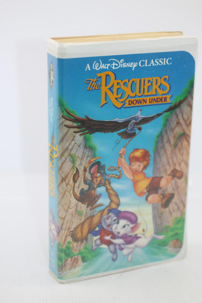 The Rescuers Down Under VHS Tape - Classic Animated Movie