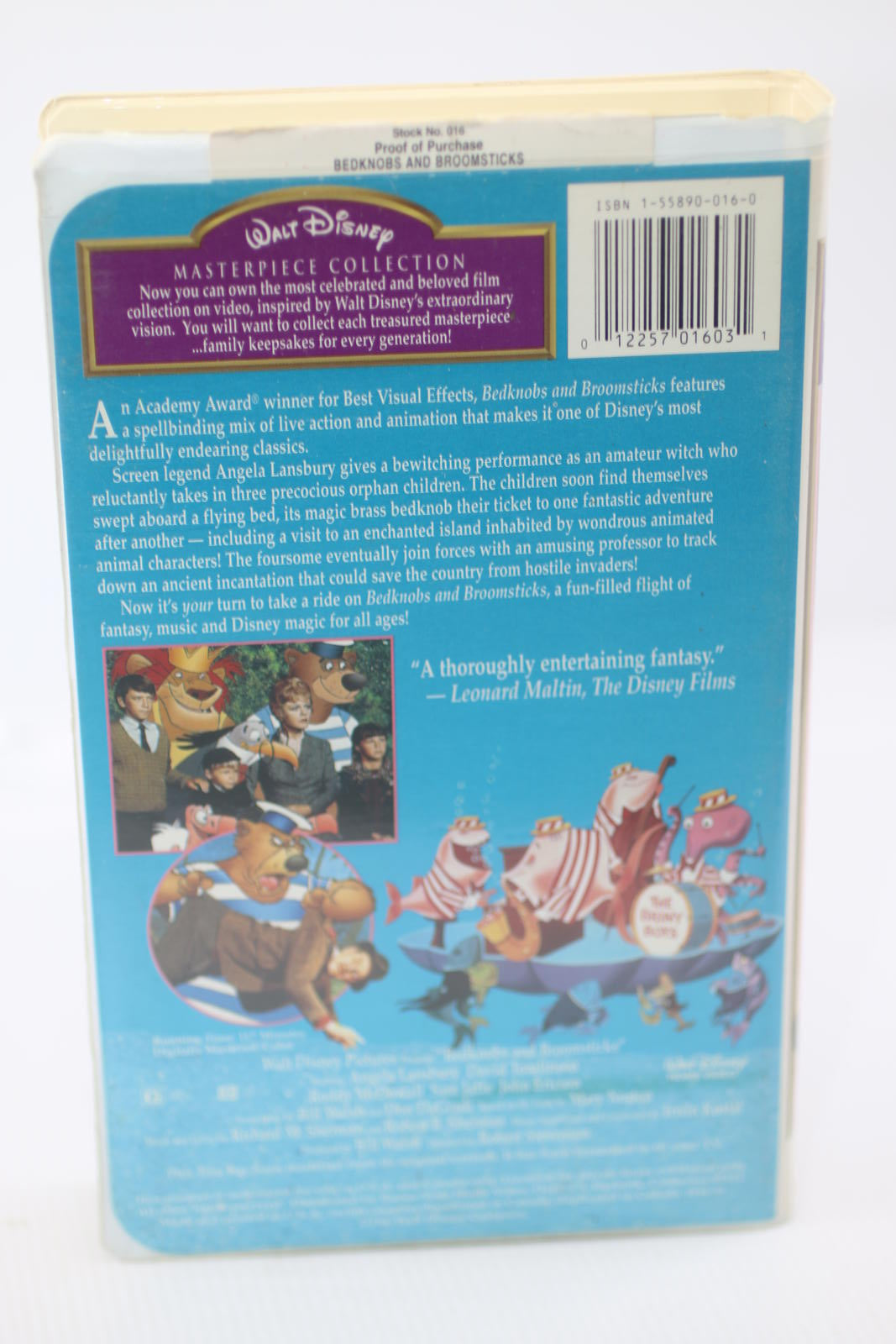 Walt Disney Masterpiece Collection Bedknobs and Broomsticks VHS Tape