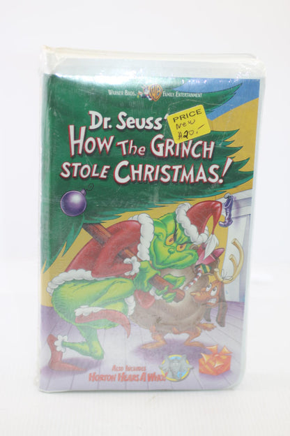 VINTAGE Dr. Seuss How The Grinch Stole Christmas VHS Tape