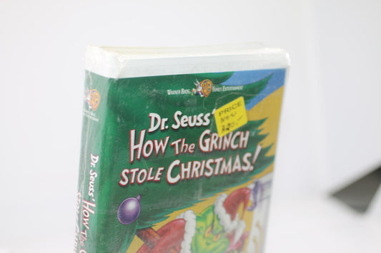 VINTAGE Dr. Seuss How The Grinch Stole Christmas VHS Tape