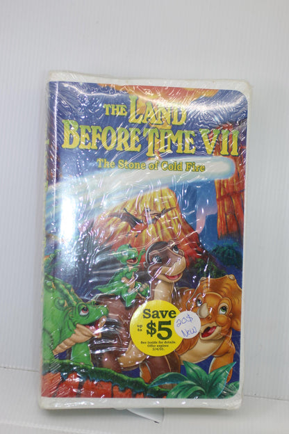The Land Before Time VII: The Stone of Cold Fire VHS SEALED