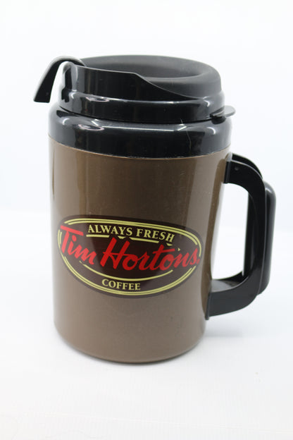 TIM HORTONS Coffee Aladdin Plastic Jumbo 64 oz Travel Mug Thermos
