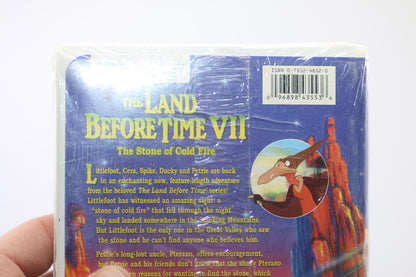 The Land Before Time VII: The Stone of Cold Fire VHS SEALED
