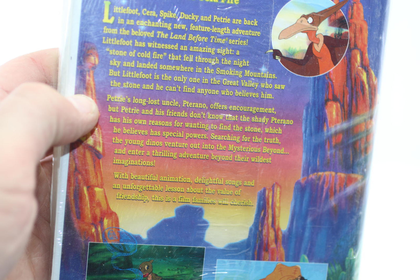 The Land Before Time VII: The Stone of Cold Fire VHS SEALED