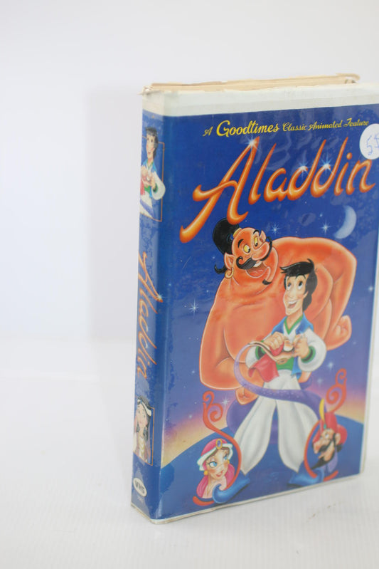 Goodtimes Classic Animated Feature Aladdin VHS Tape