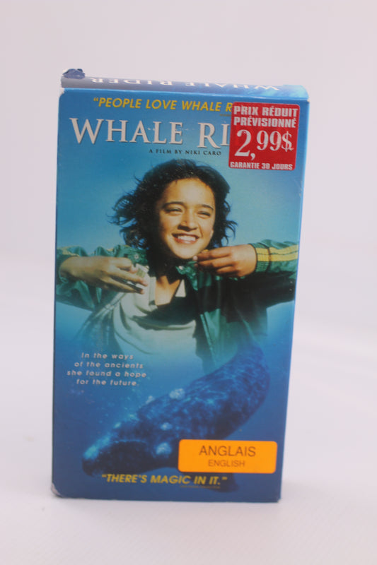Vintage english Whale Rider (VHS, 2003)