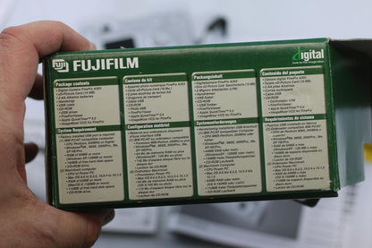 Fujifilm FinePix A303 3.2MP Digital Camera Boxed Complete Manuals Cable CD