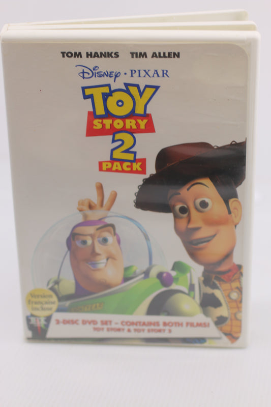 Disney Pixar Toy Story 1 & Toy Story 2 Pack ~ DVD, 2000, 2-Disc Set Animation