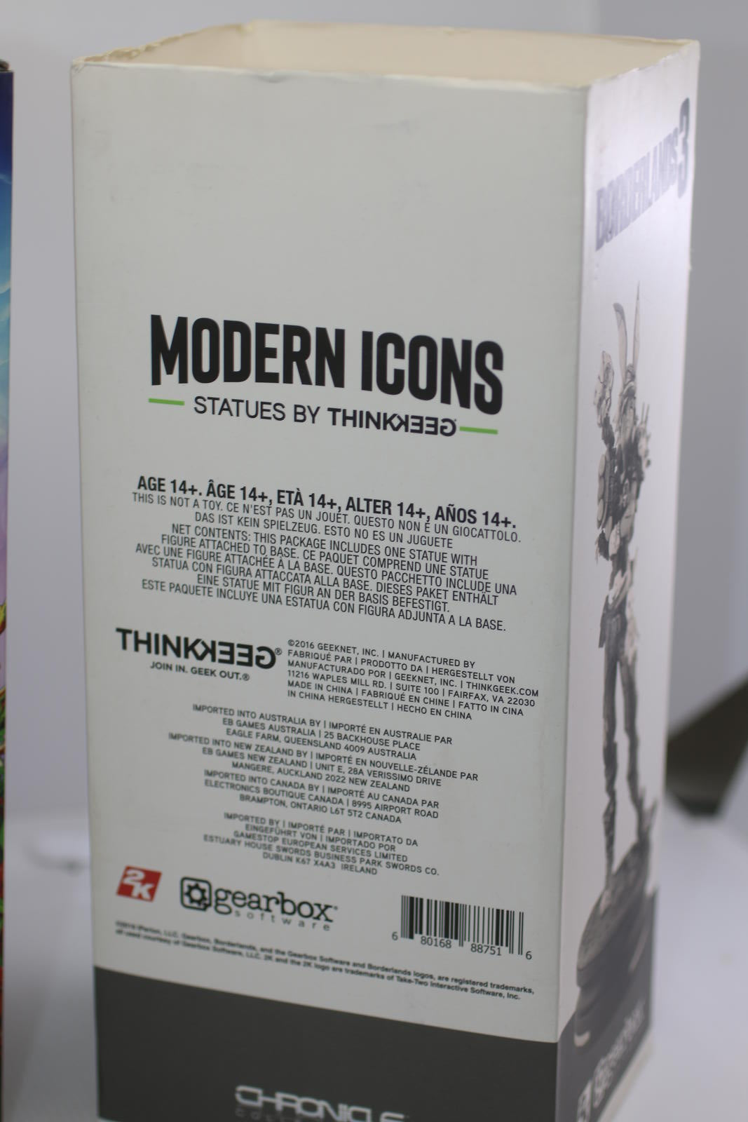 Borderlands 3 Tiny Tina Modern Icons Statue by ThinkGeek – Opened Displayed
