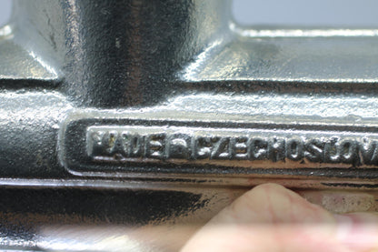 Vintage DORKERT #10 Meat Grinder Czechoslovakia Hand Crank Table Clamp