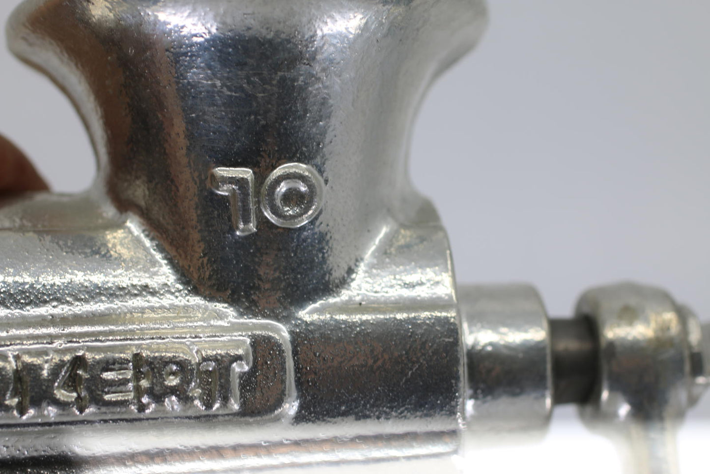Vintage DORKERT #10 Meat Grinder Czechoslovakia Hand Crank Table Clamp