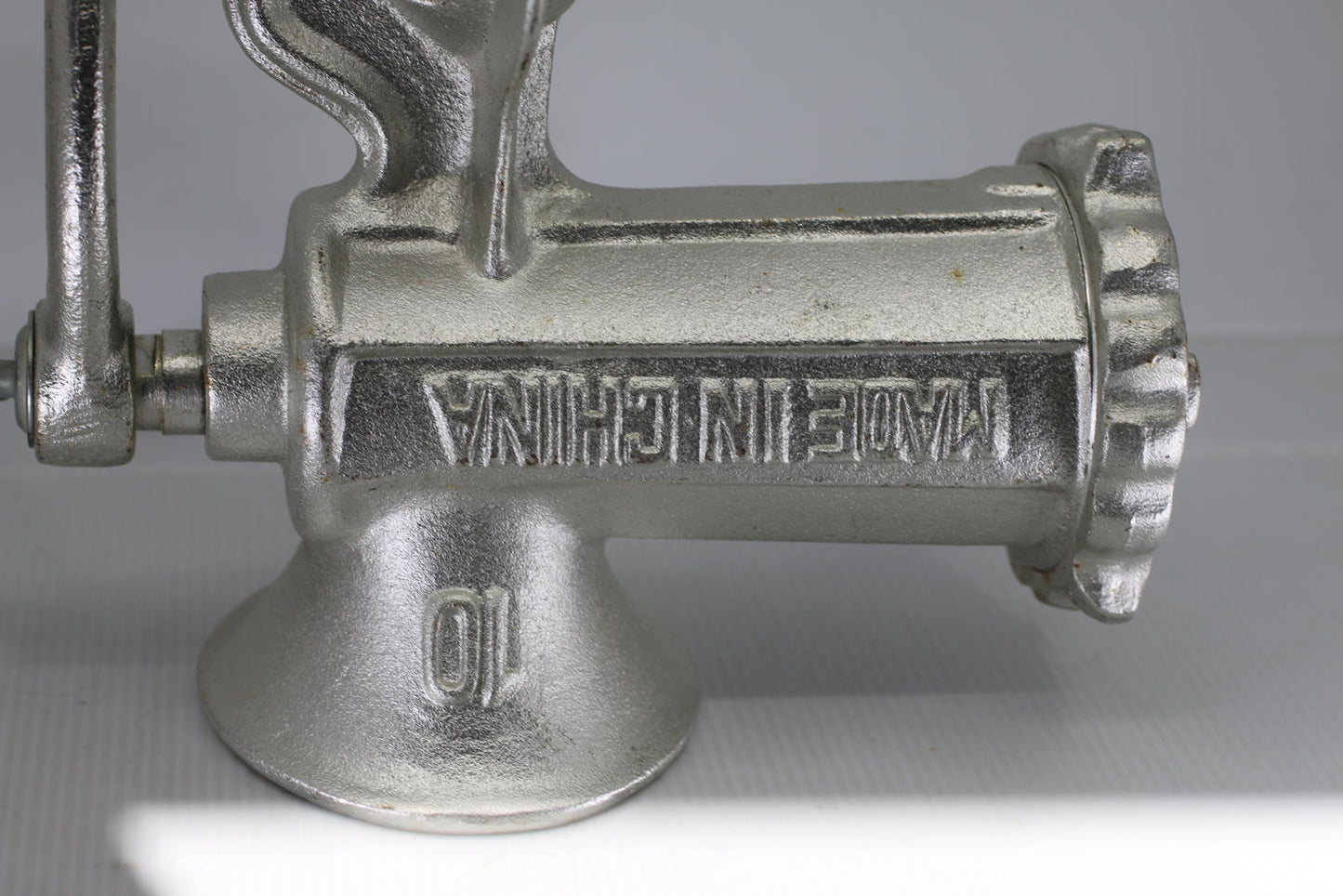 Vintage STAR No.10 Meat Grinder Hand Crank Clamp Cast Iron Kitchen Tool