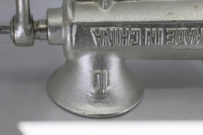 Vintage STAR No.10 Meat Grinder Hand Crank Clamp Cast Iron Kitchen Tool