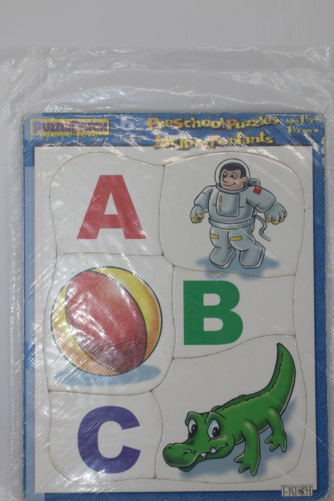 PuzzlePatch Preschool Puzzles - Alphabet Learning Puzzle for Ages 1.5+