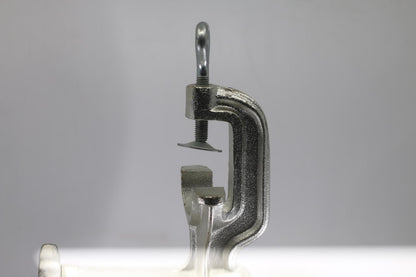 Vintage STAR No.10 Meat Grinder Hand Crank Clamp Cast Iron Kitchen Tool
