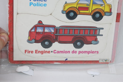 PuzzlePatch Preschool Puzzles - 4 Piece Vehicles Set