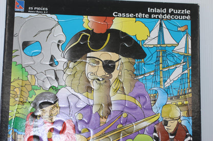 Blue Box 25 Piece Pirate Themed Inlaid Puzzle
