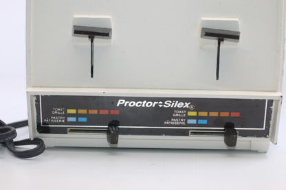 Vintage Proctor-Silex 2-Slice Toaster Model T053A – Mid-Century – Untested