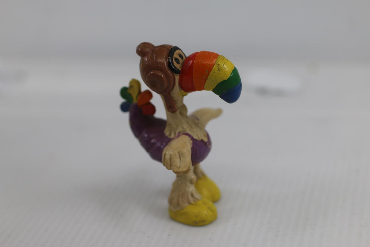 Wallace Berrie Rainbow Kids Toucan Bird PVC Figure 1981 Vintage Portugal