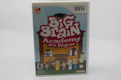 Big Brain Academy: Wii Degree (Nintendo Wii, 2007) - Complete w/ Manual - Tested