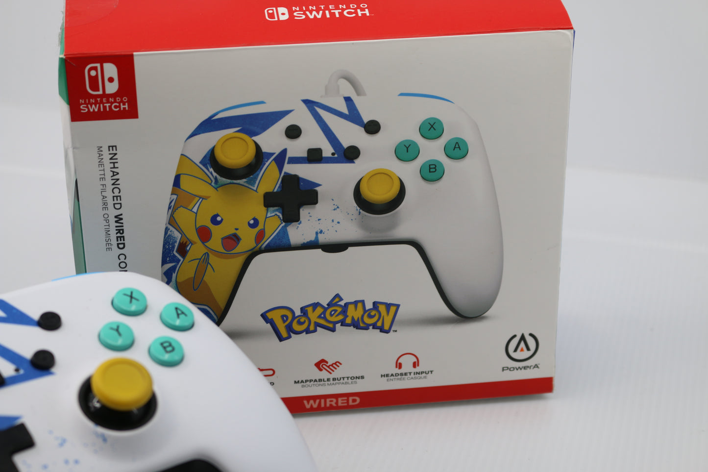 PowerA Enhanced Wired Controller for Nintendo Switch - Pokemon/Pikachu High