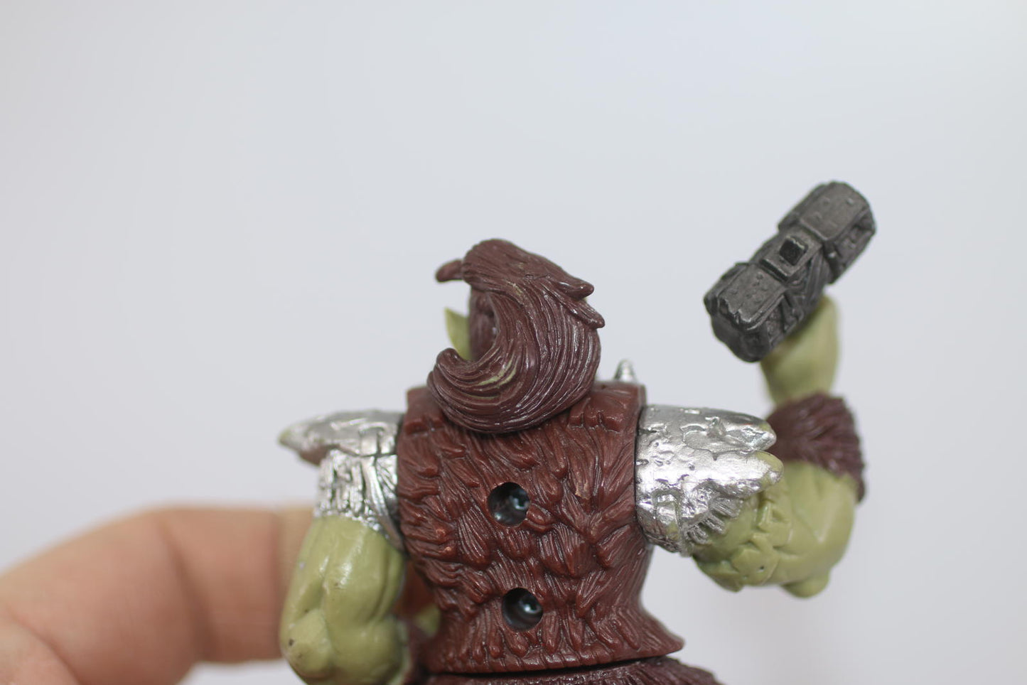 True Legends Green Orc With Brown Hair Loose 4" Action Figure Chap Mei